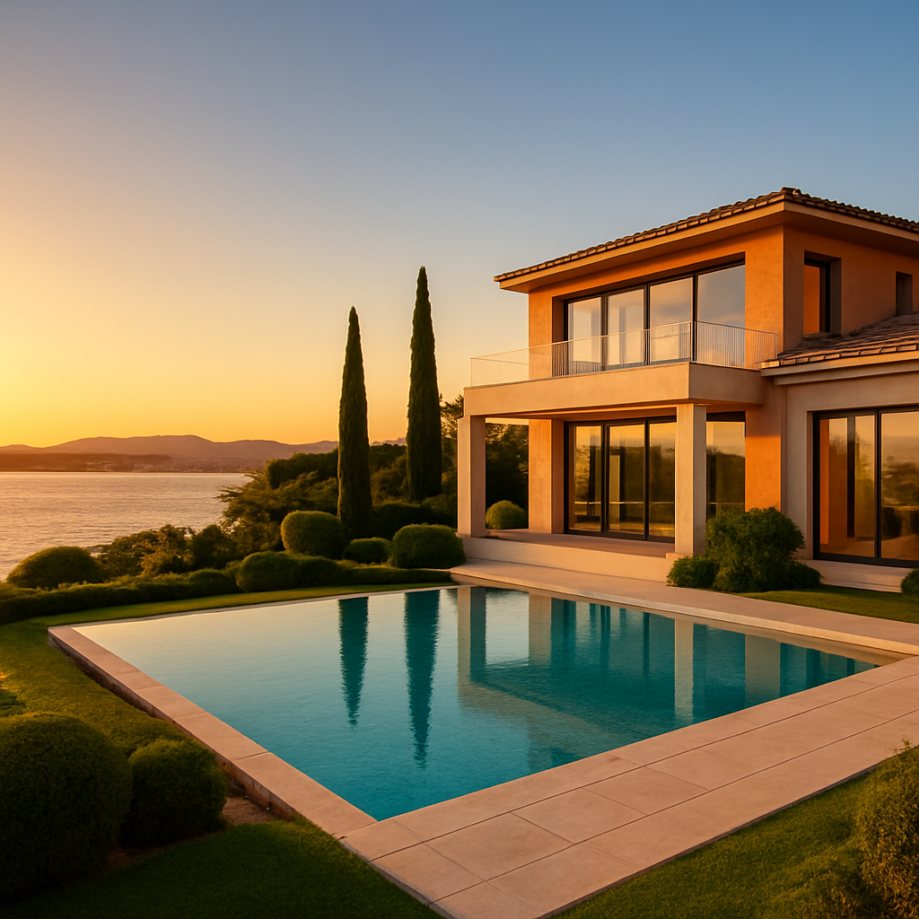 Villa front de mer à Saint-Tropez